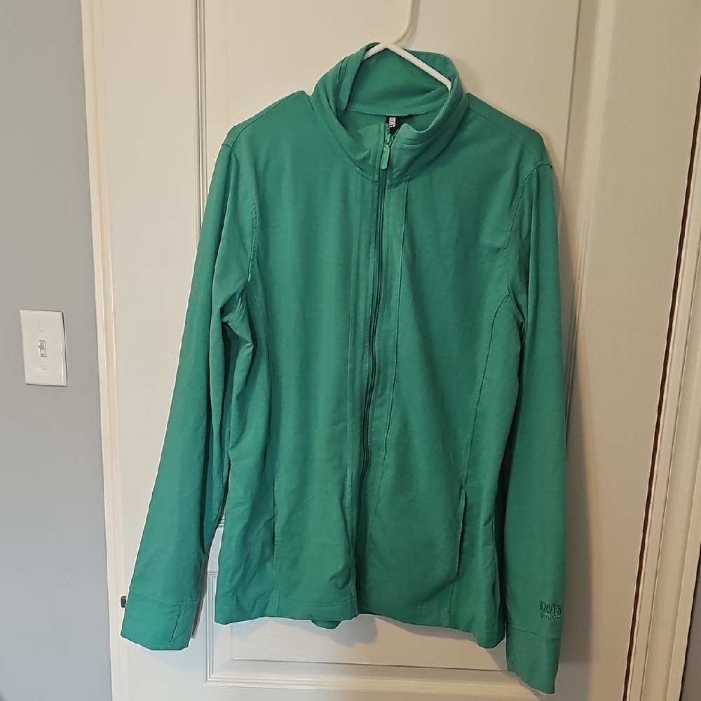Roots Teal Zip-Up Jacket